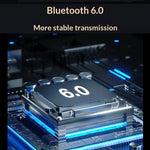 Monster MQ037 TWS Earbuds Wireless bluetooth V6.0 Earphone Bio-diaphragm Sound Unit HD Calls Low Delay IPX5 Waterproof Sports Earhooks Headphones