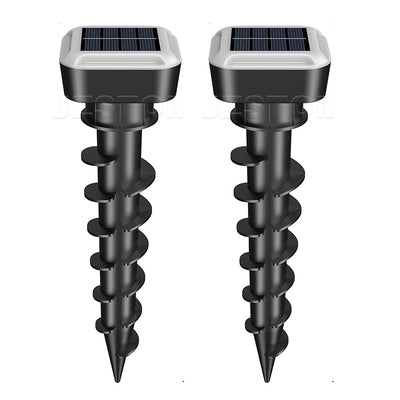 Elfeland Solar Ultrasonic Animal Repeller with RGB LED Lights, Solar Powered Pest & Rodent Deterrent, IP44 Waterproof for Garden, Yard, Farm & Camping
