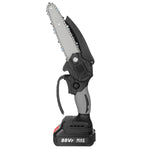 88VF 4000RPM 6'' Cordless Electric Chainsaw Wood Cutter Saw W/ None/1/2 Battery For Makita 18V Battery