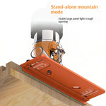 Cutting Machine Base Plate with Dual Scale 210x168mm Aluminum Alloy Circular Saw Bottom Board for Woodworking Bench Grooving Trimming