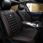 Universal Car Front Seat Mat Covers PU Leather Breathable Cushion Pad