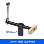 1/2PCS Ganwei 19MM/20MM Woodworking Table Vice Clamp Tiger Clamp and Lock Set with Brass and Stainless Steel Ratchet for Secure Joinery and Fixtures Ratchet Mechanism Ideal for CNC and Woodworking