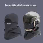 LinkMejor Full Face Head Cover Two-Layer Hat Design Warm Winter Helmet Liner Windproof Fishing Skiing Hiking Cycling Headgear