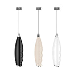 Electric Milk Frother Handheld Mini Whisk for Coffee & Hot Chocolate One-Touch Operation Cordless Rechargeable Easy Clean for Lattes Cappuccino Protein Shakes