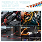 D2 Quick-connect Terminal Double Wire Plug-In Connector With Locking Buckle 2 Pin 300V 9A Quick-Clip Fasteners Low Voltage LED Strip Wire Connector