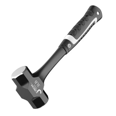 Z50 Sledge Hammer 2LB-3LB Heavy Duty One-Piece Forged Steel Non-Slip Handle for Brick Drilling Crack Hammering Construction