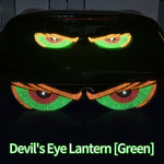 Universal Car Devil's Eye Decorative Light USB 5V Eye Decorative Light With 11 Modes Big Eyes Decorative LED Lamp