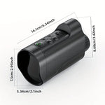 IPRee 1080P HD Night Vision Monoculars With 2.0-inch Display Screen, 2000mAh Rechargeable Battery All Dark Digital 7 Levels Infrared Featuring an 800M IR Range, Ideal for Camping Wildlife Observation Travel And Outdoor Activities