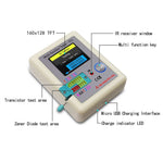 LCR-TC1 Multifunction Transistor Tester Full Color LCD Screen Automatic Component Infrared Decoder Rechargeable Portable Electronics Testing