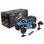 LinkMejor 104010 RTR 1/10 2.4G 4WD RC Car Rock Crawler Off-Road Climbing Truck Full Proportional LED Light Vehicles Models Toys