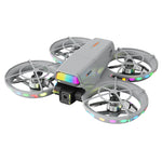 LinkMejor Z809 WiFi FPV with 4.3inch LCD Screen Controller HD Dual Camera Electrically Adjustable Optical Flow Hover Automatic Obstacle Avoidance Circle Protection Dazzling Lights Brushless 2.4G 4CH 6-Axis Remote Control Toys RC Drone Quadcopter RTF