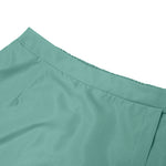 LinkMejor Women Commute Back Elastic Waist Solid Summer Casual Skirt Shorts
