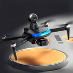 LinkMejor S185 GPS 5G Repeater Digital FPV with 2.7K HD Camera 3-Axis EIS Mechanical Gimbal Obstacle Avoidance 7.2inch Touchable LCD Screen Controller Brushless Foldable RC Drone Quadcopter RTF