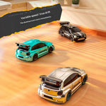 LinkMejor 8673 RTR 1/64 2.4G Mini Drift RC Car Race LED Light Remote Control High-Speed Motor On-Road Racing Vehicles Models Boys Gifts Desktop Toys