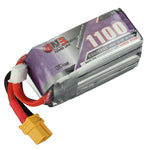 LinkMejor GNB 15.2V 1100mAh 60C 4S LiPo Battery XT30/XT60 Plug for GEPRC Tern LR40 FPV Racing Drone