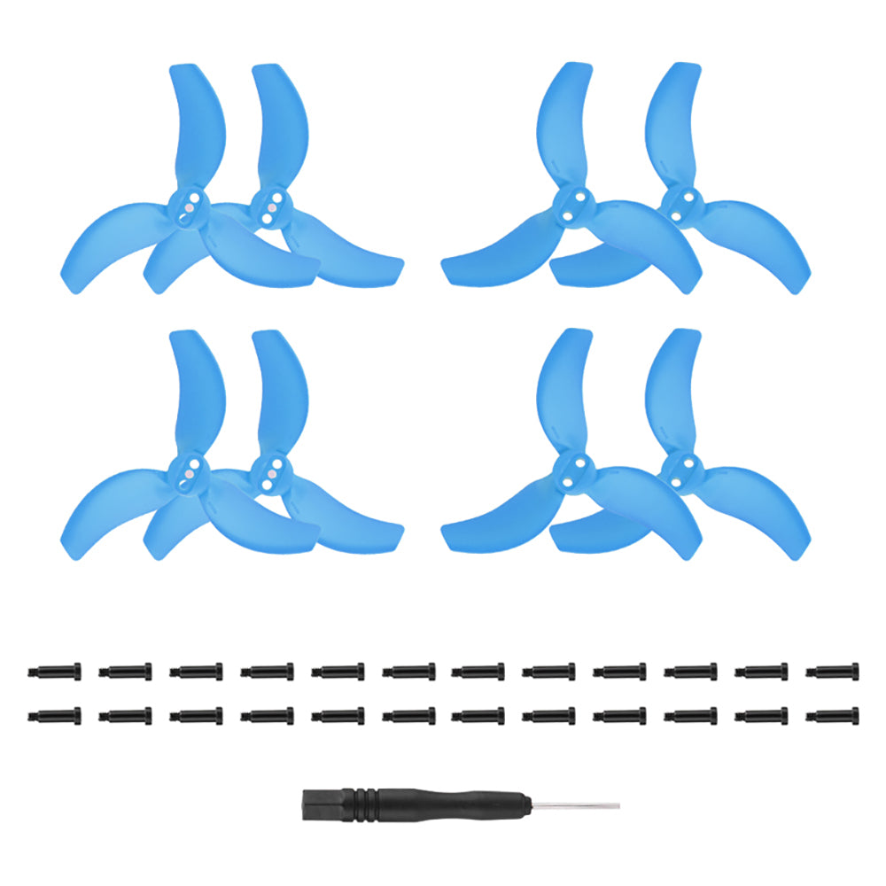 2/ 4 Pairs 3032S 3032 3 Inch 3-Blade Lightweight Propeller with Screws Screwdriver for DJI Avata 2
