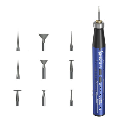 LinkMejor GDR2 Polishing Pen 37,000RPM Type-C Rechargeable Multifunctional Electric Tool for Mobile Phone IC Chip Repair Cutting Engraving