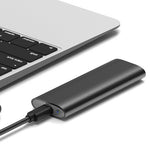 LinkMejor BK-SE2 M.2 SATA SSD Enclosure M.2 to USB3.1 Gen2 6Gbps Aluminum Alloy Portable Solid State Drive Case Support 2TB Max