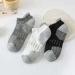 6 Pairs Mens Athletic Ankle Socks Running Cycling Sport Socks Moisture Wicking Cushion High Elastic Short Socks Comfy Breathable Casual Socks