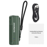 Docreate T700-2 Portable Gas Leak Alarm Rechargeable Combustible Gas Checker with 0.5s Fast Response for Propane Natural Gas Methane