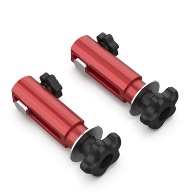 LinkMejor 2PCS MFT Fence Dogs 19mm/20mm Desktop Dog Hole T-Track Hold Down Clamp Woodworking DIY Workbench Dog Hole Brackets