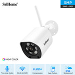 LinkMejor SH034 5MP QHD 5G Dual Band WIFI IP Camera Full Color Night Vision AI Humanoid Identification Home Security CCTV Baby Monitor