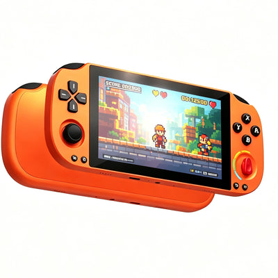 [No Card] GAMEMT PSK5000 Handheld Game Console 5-Inch FHD with Hall Joystick 3GB RAM 32GB ROM WiFi6 & bluetooth 5.0 4000mAh Battery Portable Gaming Player