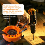 Universal Drill Bit Sharpener Attachment Plastic 2-13mm Large Angle Milling Manual Tool Enhanced Cutting Efficiency Portable and Lightweight