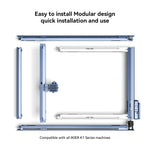 iKier Laser Engraver Y-axis Extension Kit Laser Engraver 750x410mm Expanded Working Area for iKier K1 Series