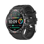 LinkMejor TG02 1.43-inch AMOLED Display GPS Compass Altimeter & Barometer 500mAh Battery bluetooth Call Heart Rate Blood Pressure Blood Oxygen Monitor Sleep Monitoring Multi-sport Modes IP68 Waterproof Smart Watch