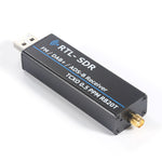 LinkMejor SDR Receiver USB Tuner with RTL2832U+R820T2 Chipset Extensive Operating Frequency 100KHz to 1766MHz Multiple Receiver Modes High Dynamic Range Independent Antenna Inputs for Enhanced Signal Reception