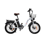 [USA DIRECT] DRVETION CT20 Electric Bike 48V 15AH Battery 750W Motor Recommended Top Speed 25KM/H 20*4.0inch Fat Tires 40-80KM Max Mileage 150KG Max Load Folding Electric Bicycle