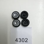 LinkMejor 4301/02/03/04/05/06/07/08/09 1/43 Drift RC Car Parts Racing Soft Drift Hard Tires Wheels Rims  Vehicles Models Accessories