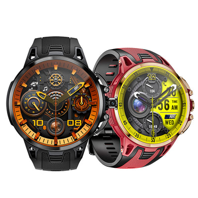 LinkMejor APPLLP 4 PRO 1.75-inch AMOLED Display with Pull-out Rotation Camera Heart Rate Blood Pressure Blood Oxygen Multi-sport Modes Music Playback GPS Positioning NFC Function 3G+32G 5G Network Smart Watch Phone