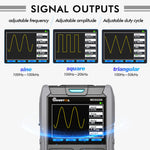LinkMejor MDS9208 3In1 Oscilloscope Multimeter Signal Generator 12MHz 50Msps Portable High Storage Capacity Low Power Consumption