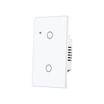 LinkMejor Tuya Smart WiFi Light Switch US Plug 1/2/3/4 Gang Glass Touch Panel APP Remote Control Timing Function Voice Control with Alexa Google Assistant