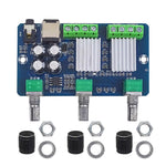 XH-A355 YDA138-E Digital Amplifier Board 2.1 Channel 2x15W+30W Class D Audio Amplification Module DC12V Modified DIY Speakers