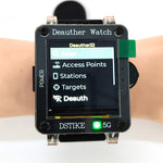 Deauther Watch X-5G Dual-Band WiFi Network Security Testing Learning ESP32-C5 RISC-V 1.54-Inch IPS Display RGB Status LED USB-C Open Source Programming