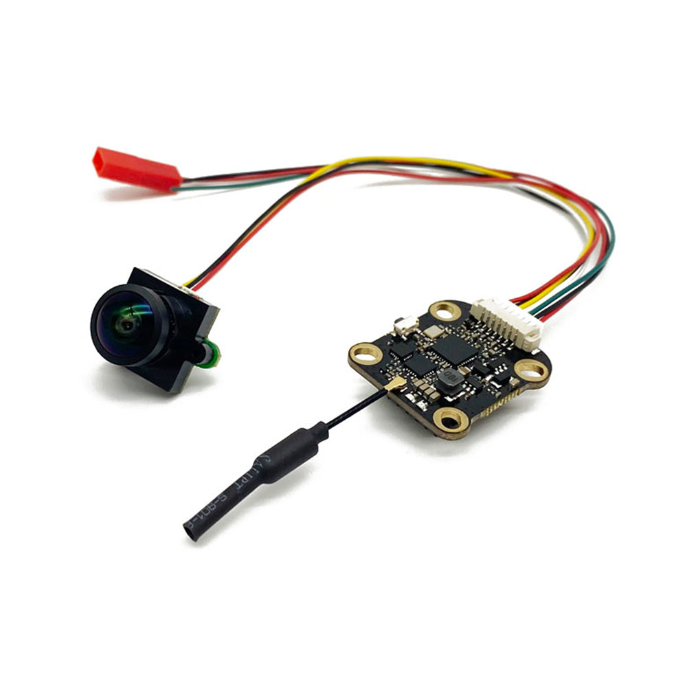 LinkMejor 5.8Ghz 48CH 1000mW Adjustable Wireless AV Built-in Microphone Transmitter with Starlight CMOS 1000TVL PAL/NTSC Analog FPV Camera for RC Racing Drone
