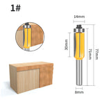 4-Flute Trimming Router Bit 8mm Shank Woodworking Router Bit for Trimming