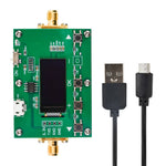 Adjustable RF Attenuator Module LF to 6GHz, 0 to 31.75dB OLED Display SMA Connector CNC Aluminum Alloy Housing