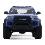 LinkMejor FCX24M for TOYOTA TACOMA RTR 1/24 2.4G 4WD RC Car Officially Licensed Two Speed Off-Road Truck LED Light All-New Metal Ladder-Frame Chassis Gears Shocks Vehicles Models Toys