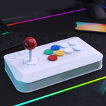 LinkMejor FROG Y5A Three Mode Arcade Fighter Stick for PC Android iOS Switch PS3 Linux with Blue Switch Mechanical Joystick Turbo Function Professional Fight Stick Arcade Game Controller