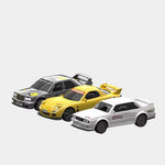 K1/K2/K3 RTR 1/43 2.4G 4WD Mini Drift RC Car Race LED Light Full Scale Desktop Remote Control High-Speed Motor On-Road Racing Vehicle Model Boys Gifts Toys