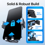 Joyroom ZS283 Car Phone Holder Mechanical Vehicle Navigation Air Vent Dashboard Mount
