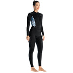 LinkMejor Women's Full Body Wetsuit UTF50+ Sun Protection 98% UV Blocking Rate Cool Ice Fiber Breathable Quick Dry Thin Swimsuit  for Diving Surfing Snorkeling Swimming