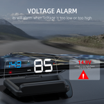 LinkMejor C500 Auto OBD2 HUD Head-Up Display EOBD Windshield Car Speedometer Projector Digital  For All Car