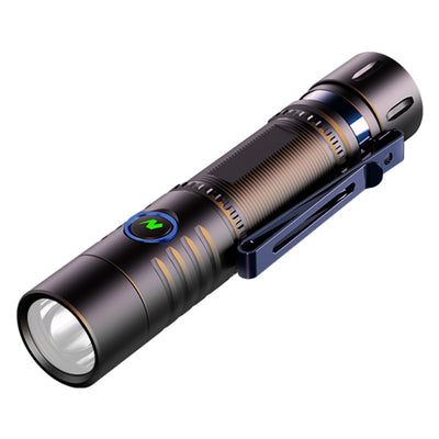 LinkMejor PK12 NM1 Magnetic LED Flashlight Type-C Rechargeable LED Torch 18650 EDC Clip Light For Camping Hunting Fishing