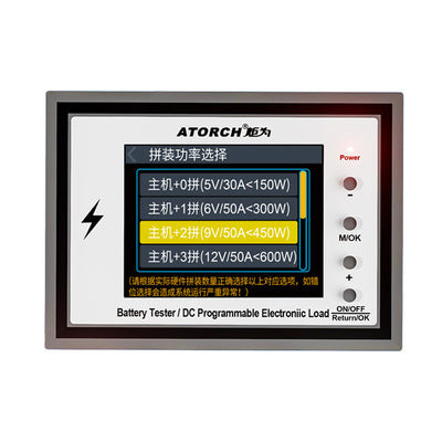 LinkMejor BW600 Electronic Load Tester 600W 200V 50A Bluetooth Control Adjustable Power DC Tester Color Display Heat Management Modular Fans