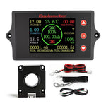 Peacefair PZEM-049 Universal Battery Monitor Hall Coulometer 8-100V 500A LCD Display Current Voltage Capacity Indicator